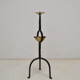 Mid-century candlestick and ashtray, 1960's
