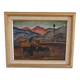 Oil Painting Patrik Reutersvärd / Landscape / Countryside / Horse
