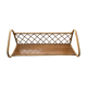 Wall shelf or to be installed in vintage rattan 1960s restored