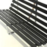 Vintage slatted bench by Kho Liang Ie for Artifort