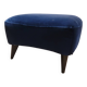 Tabouret d appoint en velours bleu