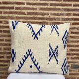 Coussin de sol marocain, coussins décoratifs, ottoman marocain vintage,