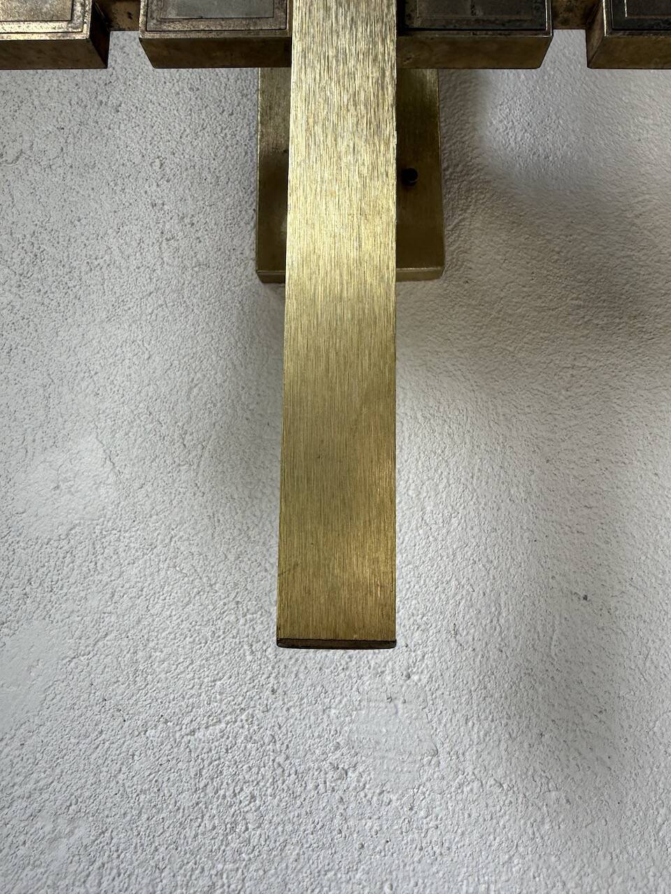 Pair of Regency brass wall lights in Italy