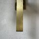 Pair of Regency brass wall lights in Italy