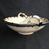 Spanish salad bowl in painted terracotta