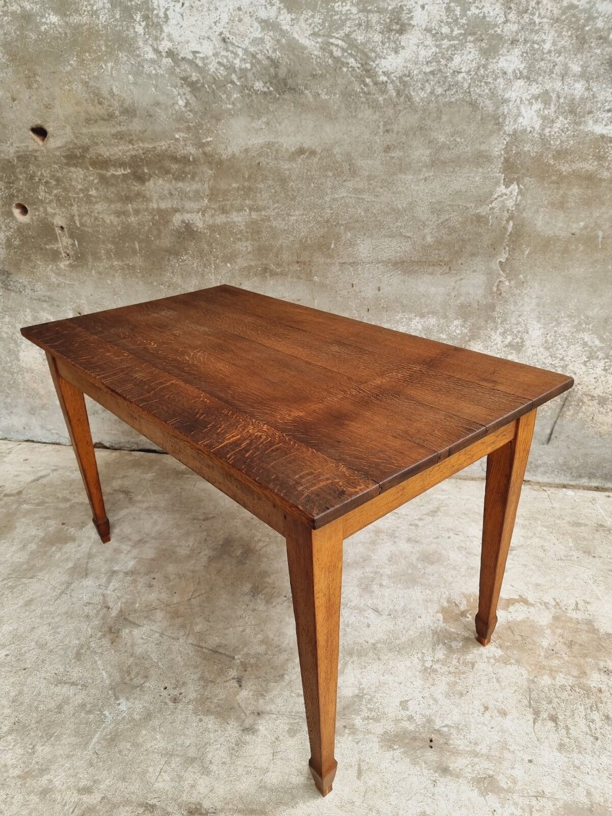 Antique table oak desk table