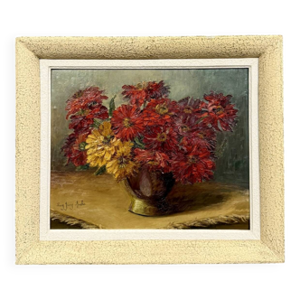 Lucy Jung Roche: still life painting with flowers