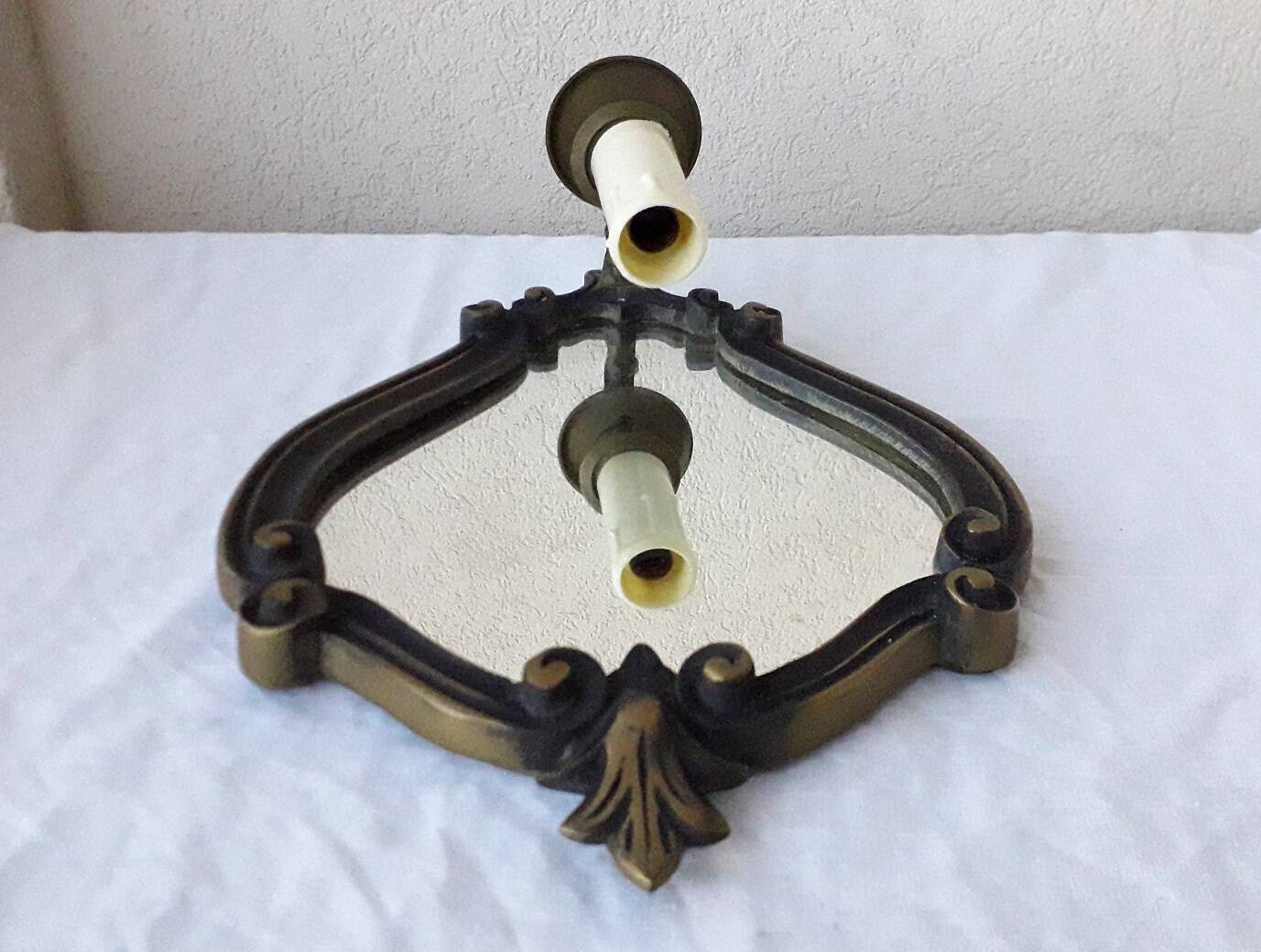 Pair of mirror wall lights