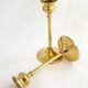 Pair of brass candlesticks