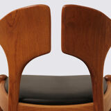 Danish 60s teak Gingko chair