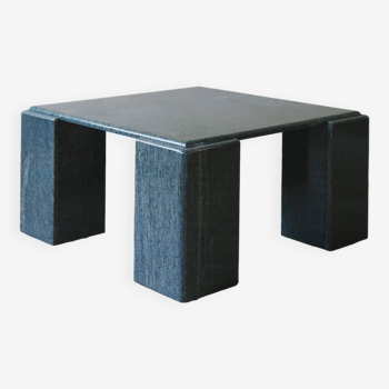 Large square granite coffee table