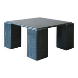 Large square granite coffee table