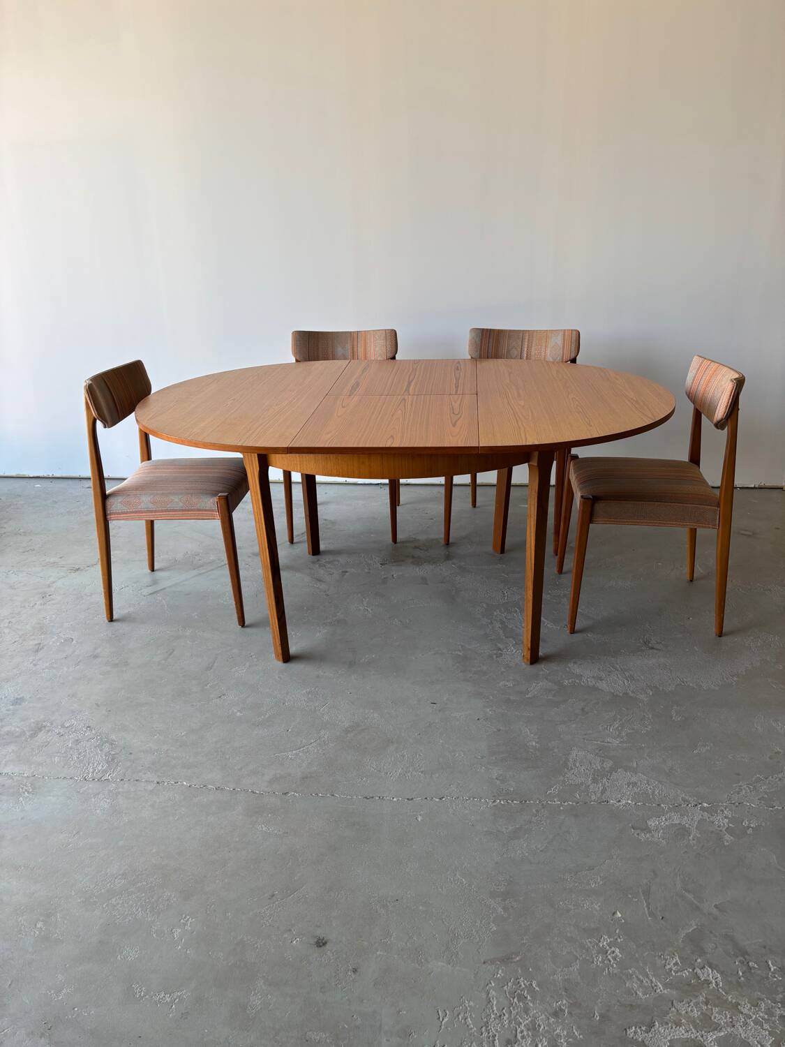 Dining table with extension for 6 people by LB Kofod Larsen vintage