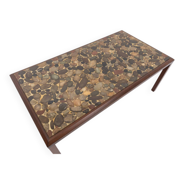 Table basse Ib Kofod-Larsen des années 1960 par AB Saffle Möbelfabrik