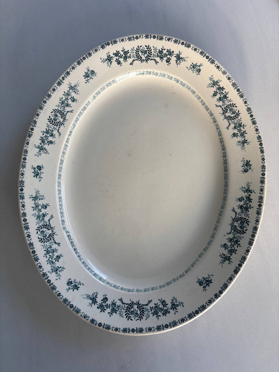 Oval iron earthenware dish, Thermidor model – S.F.G B.N.G.R. | Earthenware