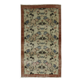 ONE-OF-A-KIND TURKISH HANDWOVEN VINTAGE RUG - RUSTIC VINTAGE CHARM 200X 104