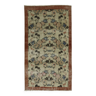 Tapis vintage turc tissé à la main