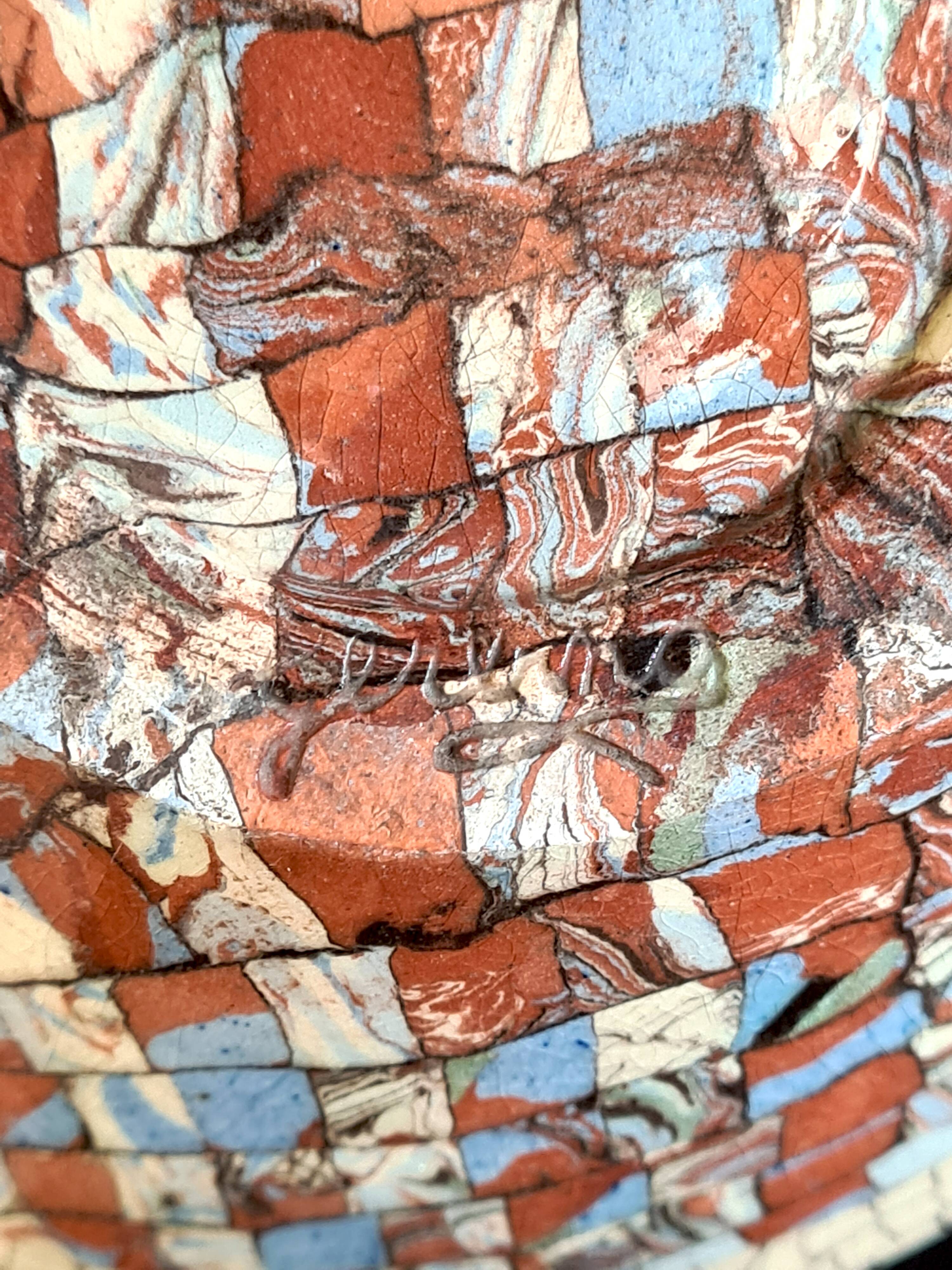 Vase en mosaïque Gerbino Vallauris – modèle 16 cm