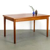 Danish teak meal table 60's with extension cords