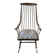 Fauteuil à bascule vintage en bois – patine d’origine
