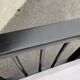 Foldable Steward's chair in wood painted black
