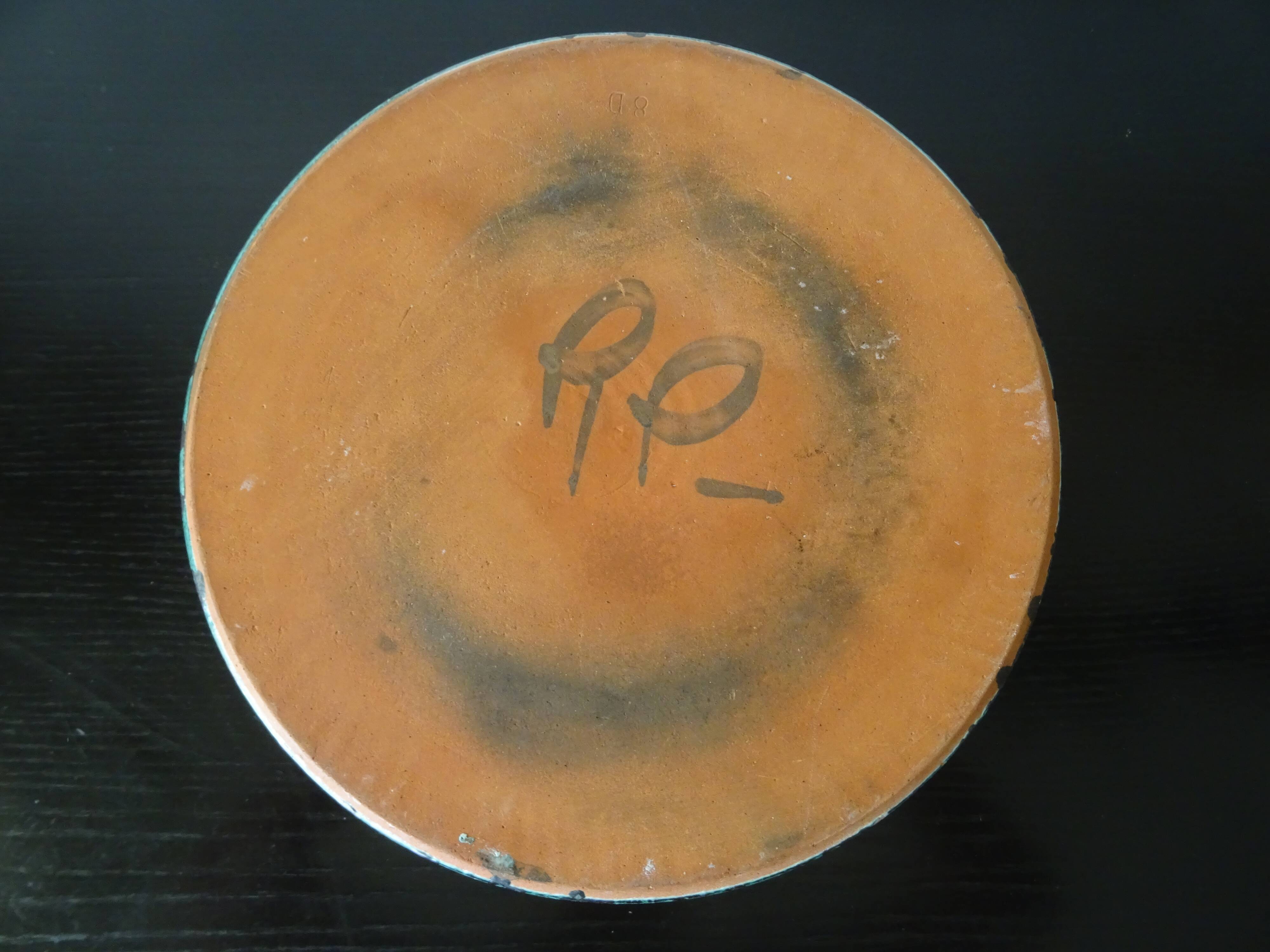 Ceramic salad bowl Robert Picault Vallauris an 70