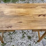 Vintage 1970s modernist desk with 2 drawers