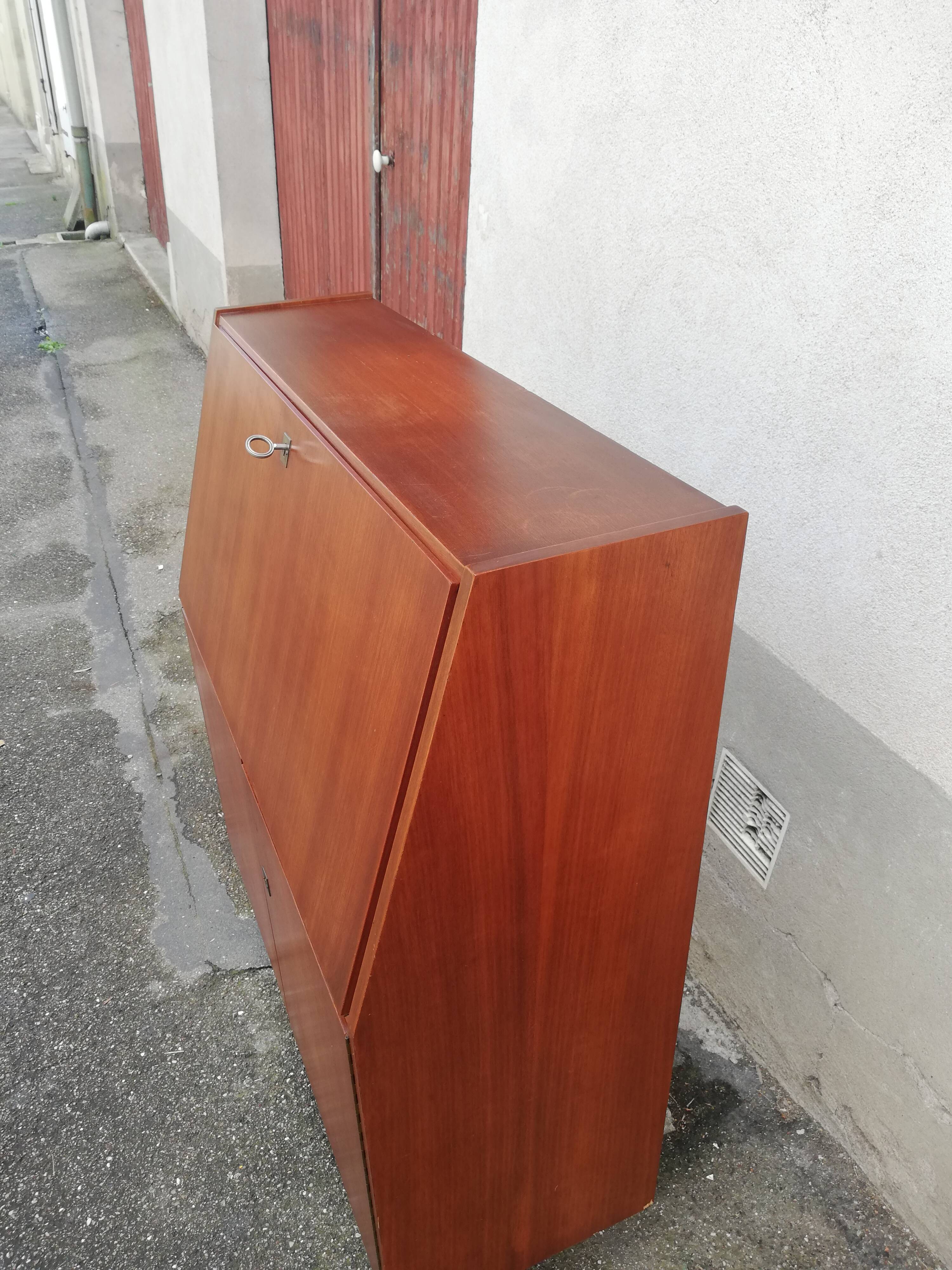 Vintage secretary 2 doors 1 flap