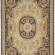 Handmade European Vintage Aubusson Kilim 272 cm x 368 cm