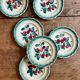 Set of 7 vintage Badonvilier dessert plates.