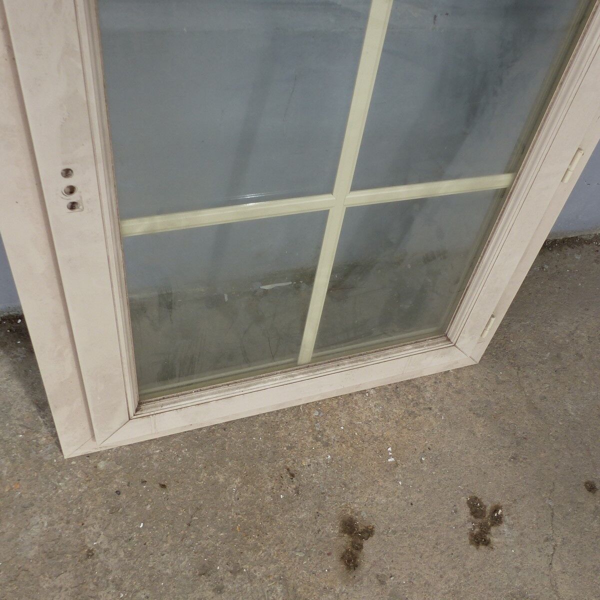 Arched window in pvc double glazing