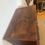 Vintage wooden architect's professional furniture