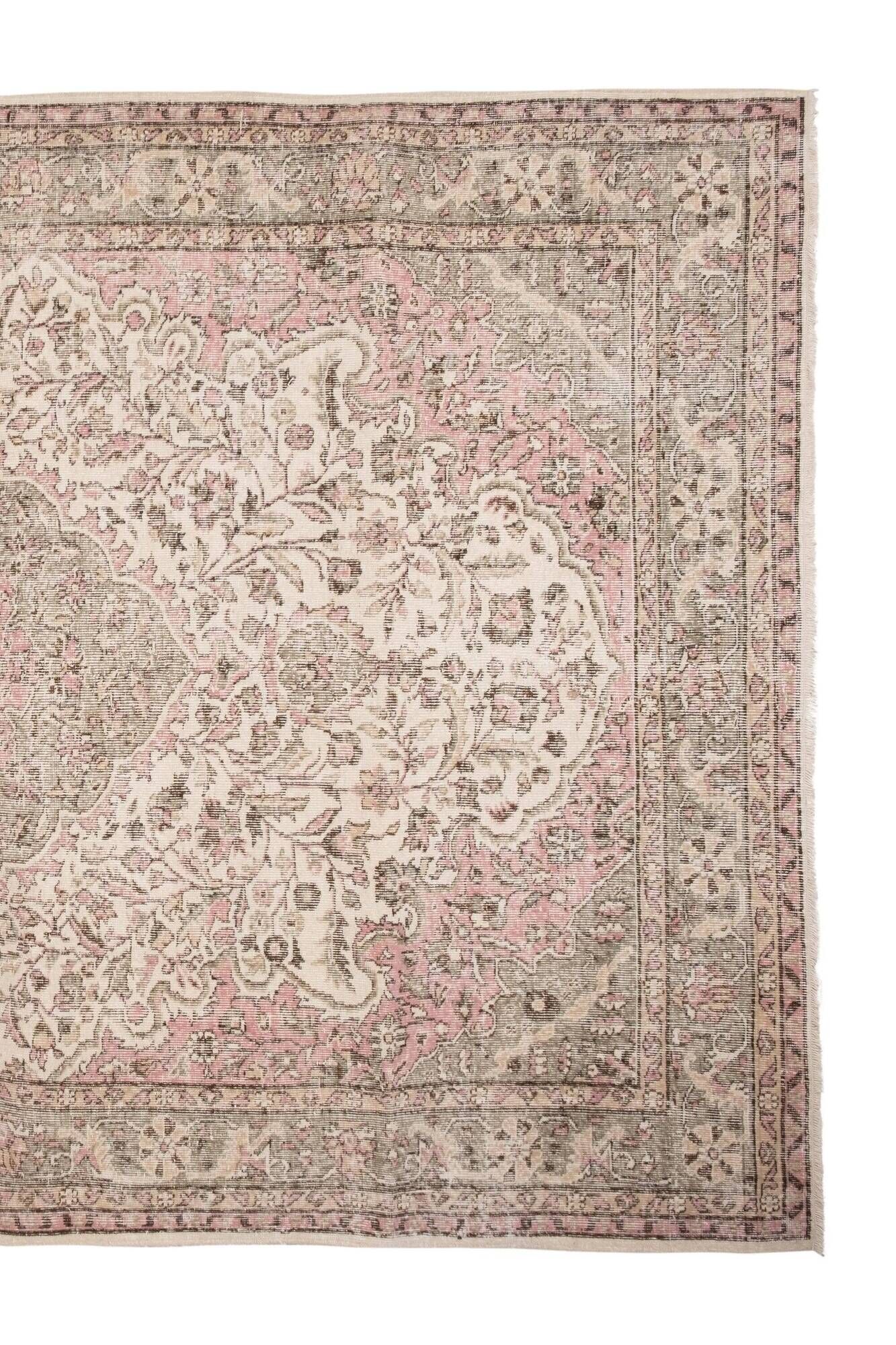 Vintage Turkish handmade rug 211x300 cm