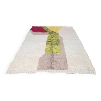 Handmade wool Berber rug 250 x 150 cm