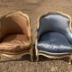 Paire de fauteuils bergères