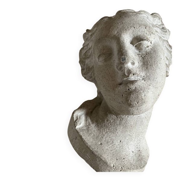 Statue tête d’aphrodite en pierre sculptée main — Beyit