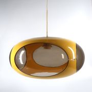 Suspension UFO Space Age yellow by Luigi Colani for Massiv, Belgium, 1970