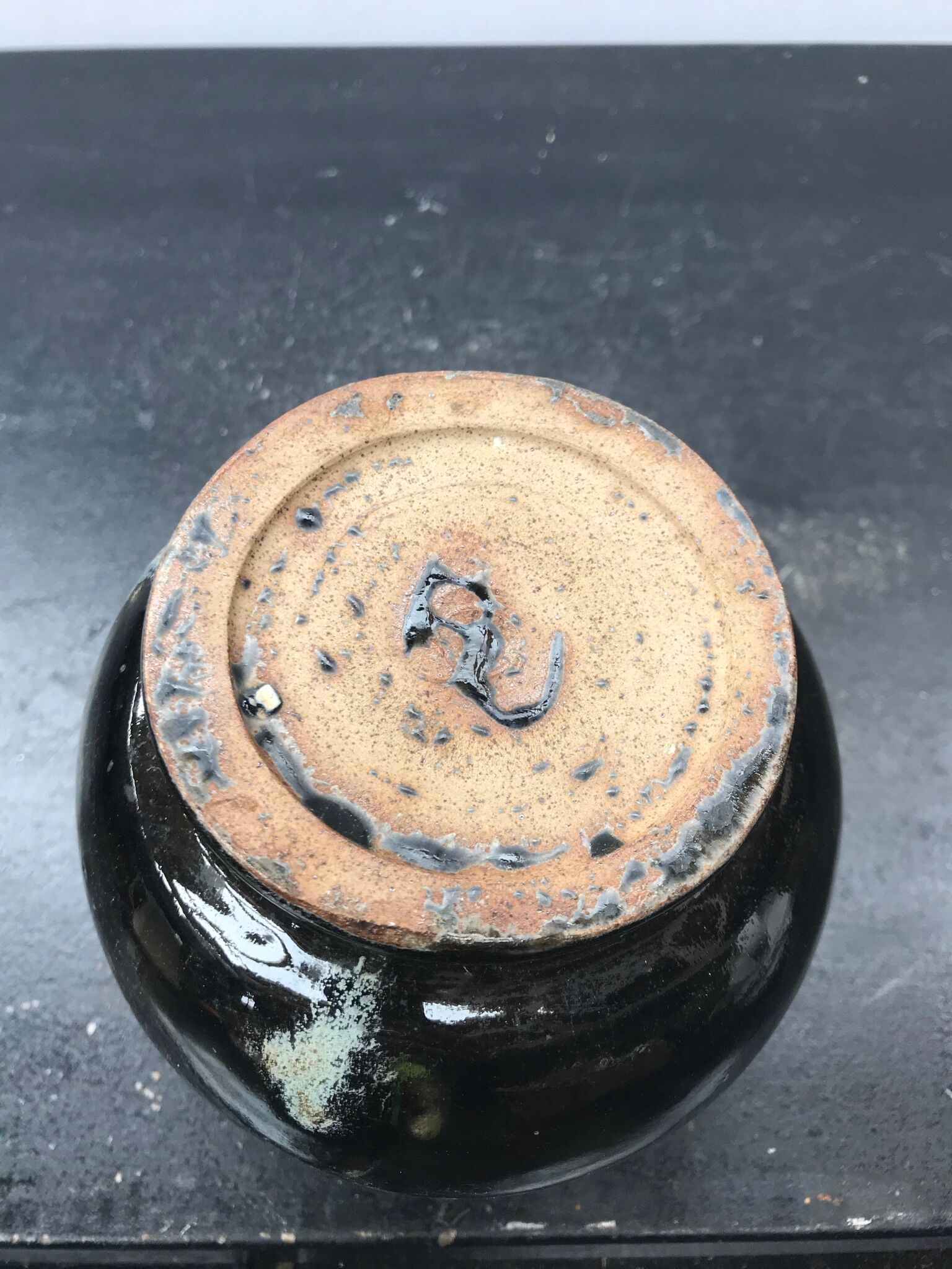 Former black ceramics pitcher 70