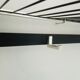 Vintage wood and metal wall coat rack