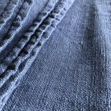 Grey tinted hemp harvest tablecloth