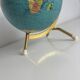 Globe terrestre vintage 1967 mappemonde dorée tripode Taride - 23 cm