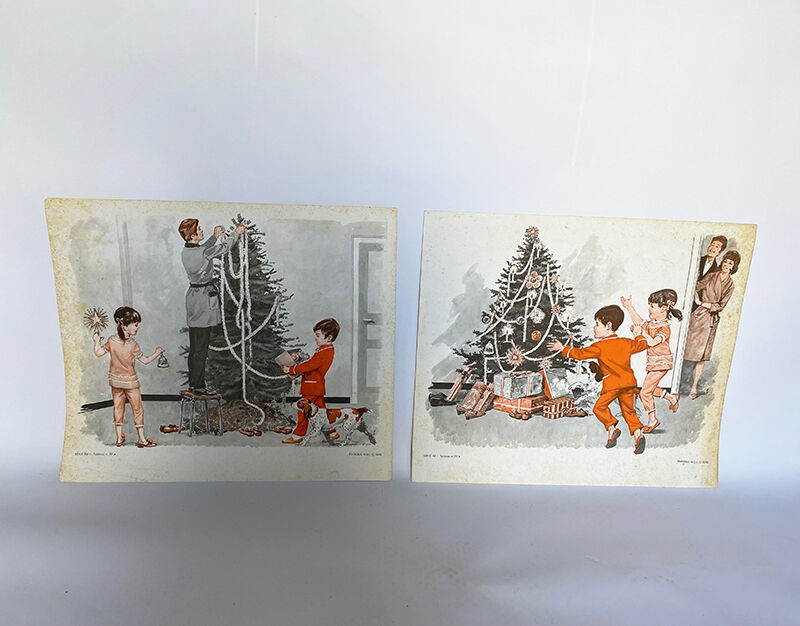 Lot posters ' snow & christmas '