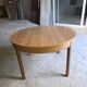 Table scandinave extensible en chêne des années 60