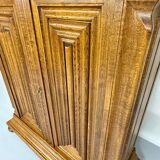 Frankfurt solid wood wardrobe geometric shape vintage wardrobe