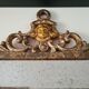 Venetian mirror with art deco parcloses 117 x 72 cm