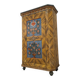 Painted Folk Art Bridal Cabinet 1846