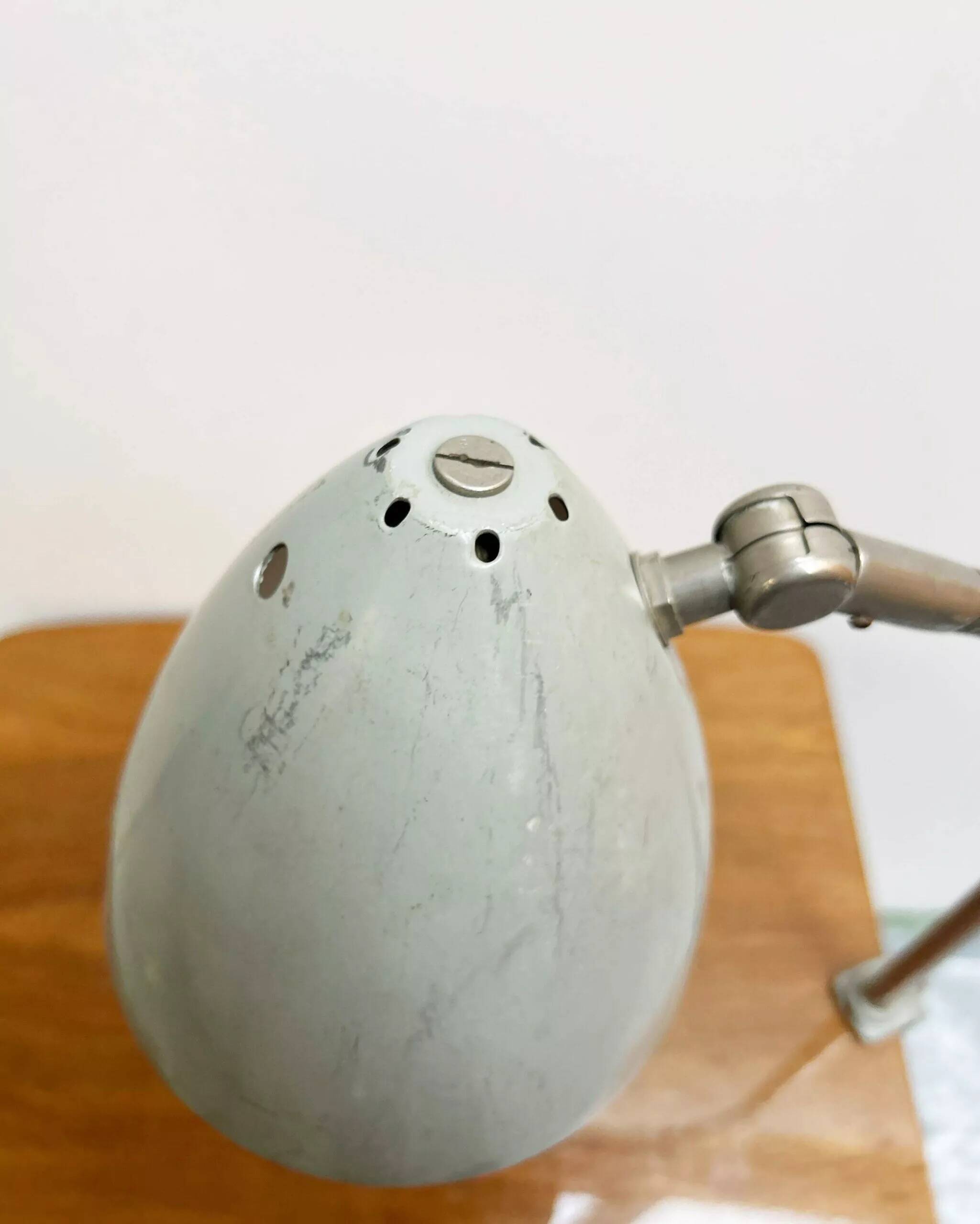 Vintage articulated desk lamp with clamp