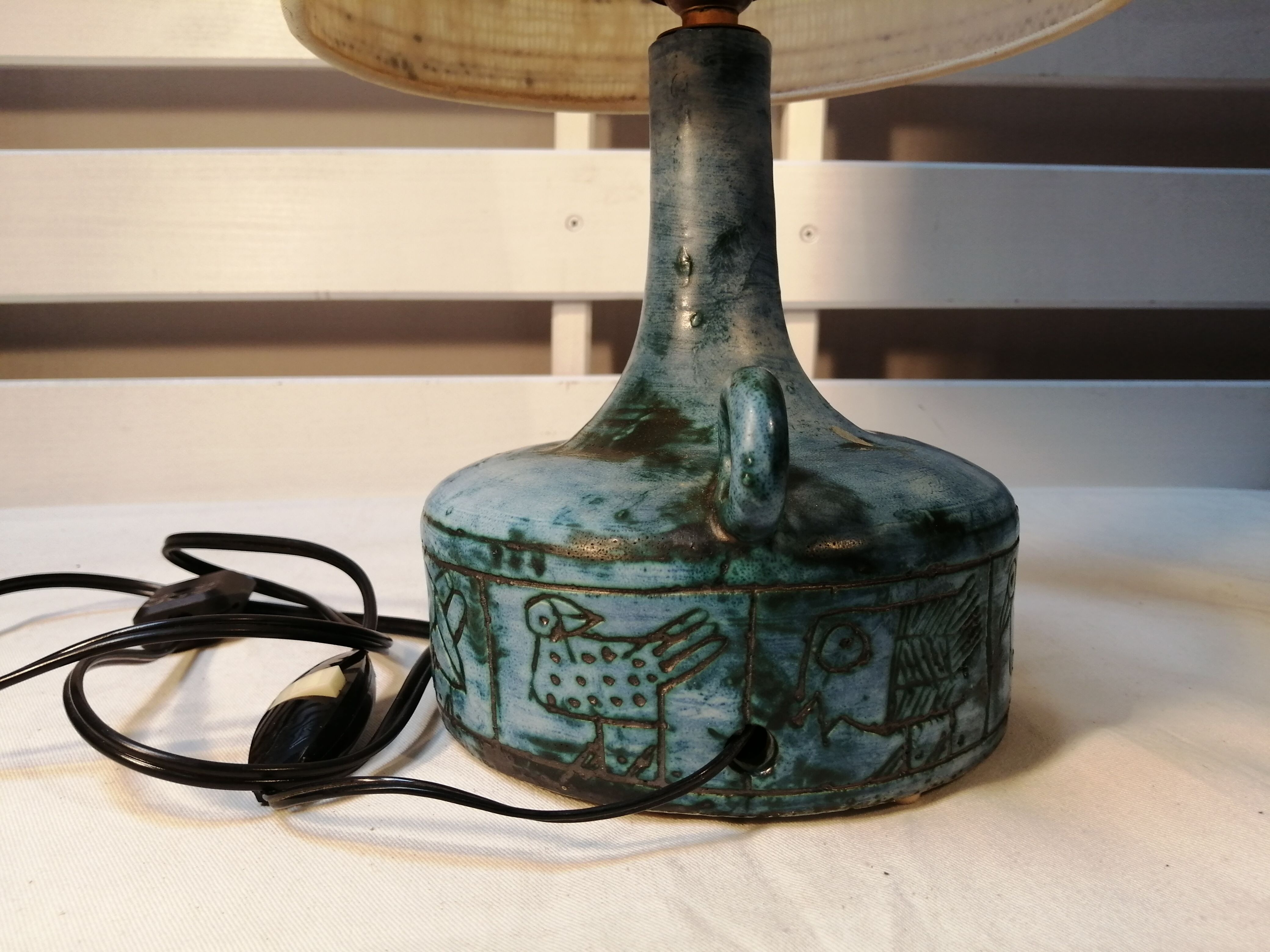 Jacques Blin ceramic table lamp 50/60