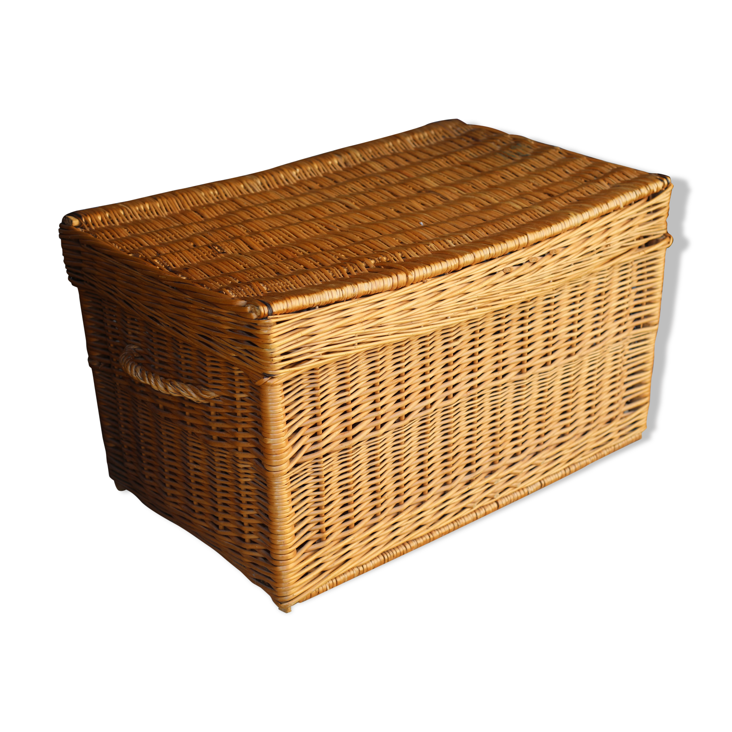 Large wicker trunk