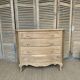 Antique oak chest of drawers – Louis XV style – 4 drawers
